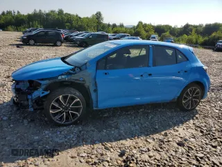 2019 Toyota Corolla Hatchback SE with VIN JTNK4RBE0K3005254, listed as a Copart auction lot 63080774 with 80,775 mi miles and Salvage Title. Bid and sale history available at carsss.com. Image 1.