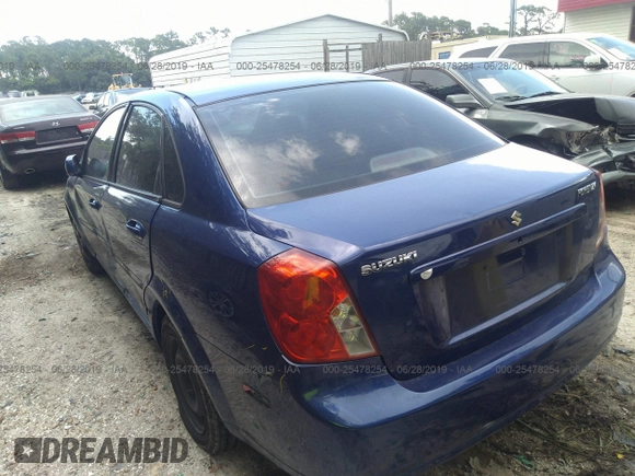 2006 Suzuki Forenza z VIN KL5JD56Z96K360480, wystawiony jako IAAI lot #25478254 z przebiegiem 227 745 mil mil oraz . Historia ofert i sprzedaży dostępna na DreamBid. Obrazek 3.