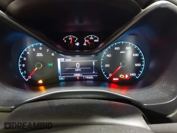 2017 Chevrolet Colorado 4WD LT with VIN 1GCGTCEN2H1287780, listed as a IAAI auction lot 40047606 with 33,299 mi miles and . Bid and sale history available at DreamBid. Image 16.