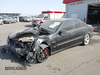2007 Mercedes-Benz E 63 AMG with VIN WDBUF77X77B127711, listed as a IAAI auction lot 41185489 with 117,590 mi miles and . Bid and sale history available at carsss.com. Image 18.