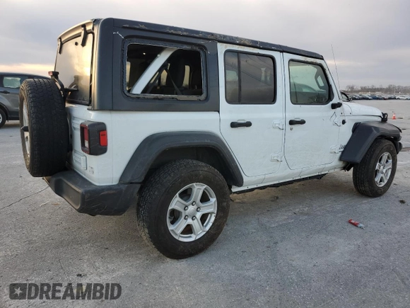 2020 Jeep Wrangler Unlimited Sport Altitude z VIN 1C4HJXDN5LW114561, wystawiony jako Copart lot #47169055 z przebiegiem 69 129 mil mil oraz Szkoda całkowita • Salvage title. Historia ofert i sprzedaży dostępna na DreamBid. Obrazek 3.