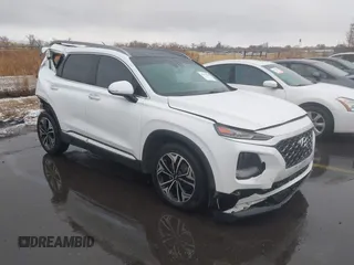2019 Hyundai Santa Fe Ultimate with VIN 5NMS53AA2KH106648, listed as a IAAI auction lot 41179630 with 108,240 mi miles. Bid and sale history available at carsss.com. Image 1.