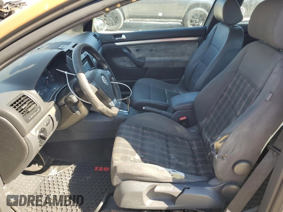 2006 Volkswagen GTI with VIN WVWFV71K56W095973, listed as a Copart auction lot 77615224 with Not provided miles and Clean title. Bid and sale history available at DreamBid. Image 7.