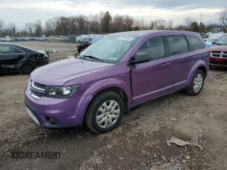 2014 Dodge Journey American Value Pkg with VIN 3C4PDCAB3ET241727, listed as a Copart auction lot 50525965 with 173,244 mi miles and Salvage Title. Bid and sale history available at carsss.com. Image 1.