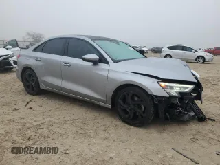 2023 Audi A3 Premium z VIN WAUAUDGY5PA114749, wystawiony jako Copart lot #42438705 z przebiegiem 35 087 mil mil oraz Szkoda całkowita • Salvage title. Historia ofert i sprzedaży dostępna na DreamBid. Obrazek 4.