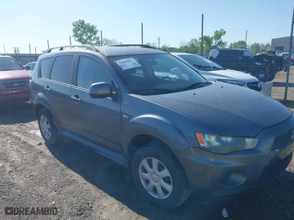 2012 Mitsubishi Outlander ES with VIN JA4AS2AWXCU002066, listed as a IAAI auction lot 42084033 with 160,597 mi miles. Bid and sale history available at carsss.com. Image 6.