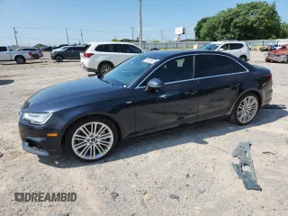 2017 Audi A4 Premium Plus with VIN WAUENAF46HN016643, listed as a Copart auction lot 58999565 with 122,301 mi miles and Clean title. Bid and sale history available at DreamBid. Image 1.