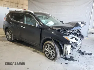 2015 Nissan Rogue SL with VIN 5N1AT2MV0FC770196, listed as a Copart auction lot 48728165 with Not Provided miles and Salvage Title. Bid and sale history available at DreamBid. Image 4.