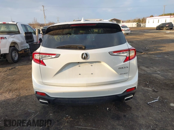 2023 Acura RDX w/Technology Package with VIN 5J8TC2H50PL012482, listed as a IAAI auction lot 41404970 with 4,225 mi miles. Bid and sale history available at carsss.com. Image 16.