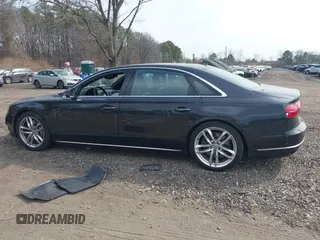 2015 Audi A8 3.0T with VIN WAU3GAFD3FN033317, listed as a IAAI auction lot 41854277 with 81,862 mi miles and . Bid and sale history available at DreamBid. Image 14.