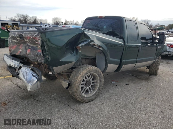 1999 Ford F-250 XL with VIN 1FTNX21F1XEC66642, listed as a Copart auction lot 43719795 with 243,637 mi miles and Salvage title. Bid and sale history available at DreamBid. Image 3.