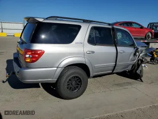 2001 Toyota Sequoia Limited with VIN 5TDBT48A81S007765, listed as a Copart auction lot 50270065 with 191,935 mi miles and Salvage Title. Bid and sale history available at carsss.com. Image 3.