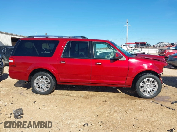 2013 Ford Expedition EL Limited with VIN 1FMJK1K55DEF63885, listed as a IAAI auction lot 41394116 with 118,297 mi miles. Bid and sale history available at carsss.com. Image 14.