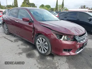 2015 Honda Accord Sport with VIN 1HGCR2F53FA224739, listed as a IAAI auction lot 42064396 with 90,154 mi miles and . Bid and sale history available at DreamBid. Image 1.