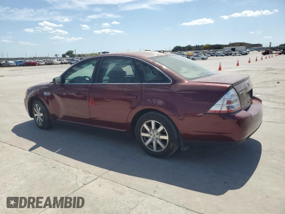 2008 Ford Taurus SEL with VIN 1FAHP24W98G165885, listed as a Copart auction lot 61210754 with 180,640 mi miles and Salvage Title. Bid and sale history available at carsss.com. Image 2.