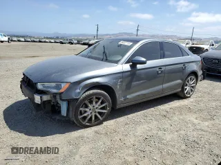 2015 Audi A3 Premium Plus z VIN WAUEFGFF0F1040443, wystawiony jako Copart lot #58037715 z przebiegiem 108 357 mil mil oraz Szkoda całkowita • Salvage title. Historia ofert i sprzedaży dostępna na DreamBid. Obrazek 1.
