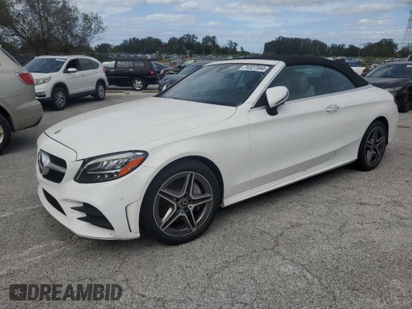 2020 Mercedes-Benz C 300 with VIN W1KWK8EBXLF983483, listed as a Copart auction lot 74327594 with Not Provided miles and Non Repairable. Bid and sale history available at DreamBid. Image 1.