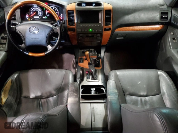 2007 Lexus GX 470 with VIN JTJBT20X870139695, listed as a Copart auction lot 67362474 with 222,269 mi miles and Salvage Title. Bid and sale history available at carsss.com. Image 8.