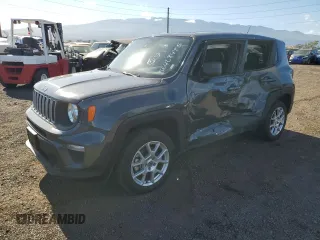 2023 Jeep Renegade Latitude with VIN ZACNJDB12PPP71576, listed as a Copart auction lot 56428475 with 13,309 mi miles and Salvage title. Bid and sale history available at DreamBid. Image 1.