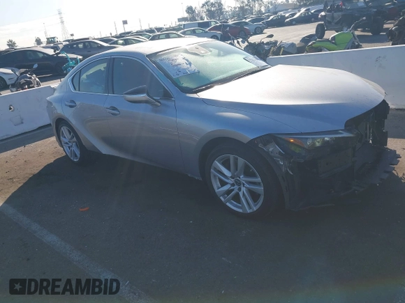 2021 Lexus IS with VIN JTHAA1D24M5117249, listed as a IAAI auction lot 41302623 with 32,540 mi miles. Bid and sale history available at carsss.com. Image 1.