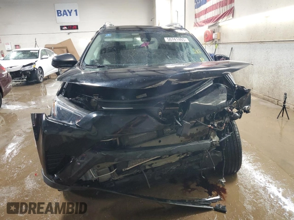 2018 Toyota RAV4 LE with VIN 2T3BFREVXJW745884, listed as a Copart auction lot 50741465 with 69,973 mi miles and Salvage Title. Bid and sale history available at carsss.com. Image 5.