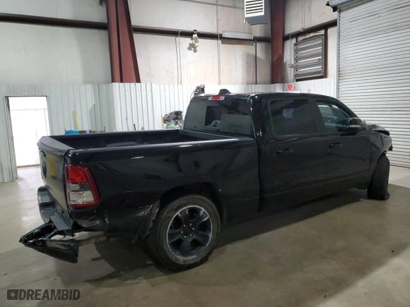 2022 Ram 1500 Big Horn with VIN 1C6RREMT0NN393921, listed as a Copart auction lot 87750085 with 0 mi miles and Salvage Title. Bid and sale history available at carsss.com. Image 3.
