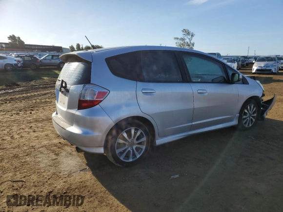 2013 Honda Fit Sport with VIN JHMGE8H5XDC026817, listed as a Copart auction lot 49682795 with 129,618 mi miles and Salvage Title. Bid and sale history available at carsss.com. Image 3.