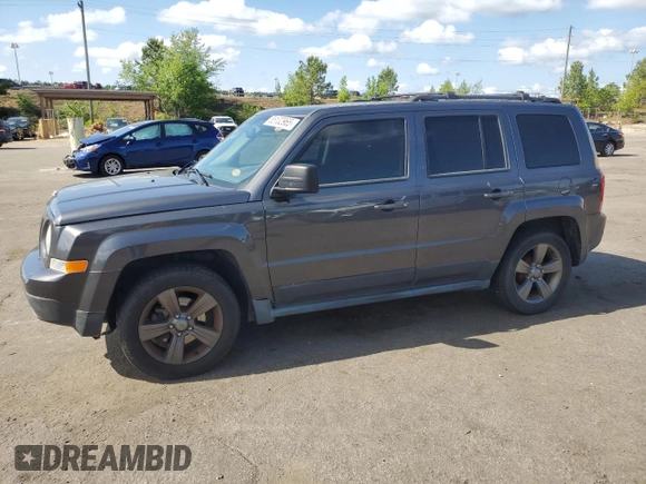 2014 Jeep Patriot Latitude with VIN 1C4NJPFA1ED812807, listed as a Copart auction lot 55102965 with 119,949 mi miles and Clean Title. Bid and sale history available at carsss.com. Image 1.