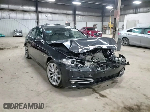 2014 BMW 5 Series 535i xDrive with VIN WBA5B3C55ED539624, listed as a Copart auction lot 86991524 with 105,860 mi miles and Salvage Title. Bid and sale history available at carsss.com. Image 10.