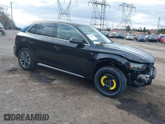 2023 Audi Q5 S line Premium with VIN WA1GAAFY5P2137099, listed as a IAAI auction lot 41731383 with 17,140 mi miles. Bid and sale history available at carsss.com. Image 1.