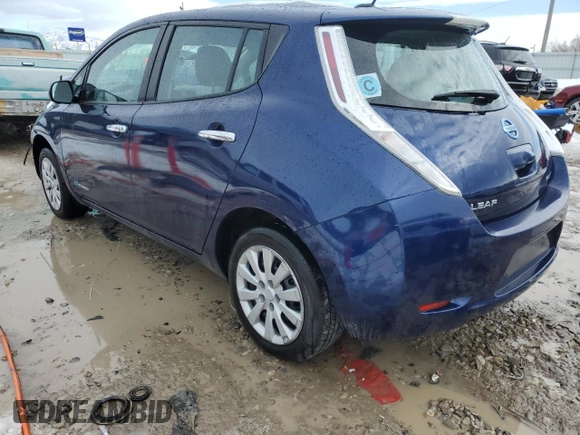 2016 Nissan LEAF S with VIN 1N4AZ0CP4GC307172, listed as a Copart auction lot 41990693 with 83,779 mi miles. Bid and sale history available at carsss.com. Image 2.