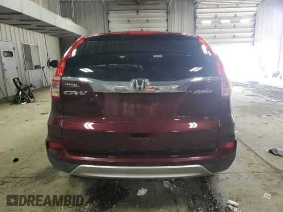 2016 Honda CR-V EX with VIN 2HKRM4H53GH692593, listed as a Copart auction lot 51009815 with 132,337 mi miles and Non Repairable. Bid and sale history available at DreamBid. Image 6.