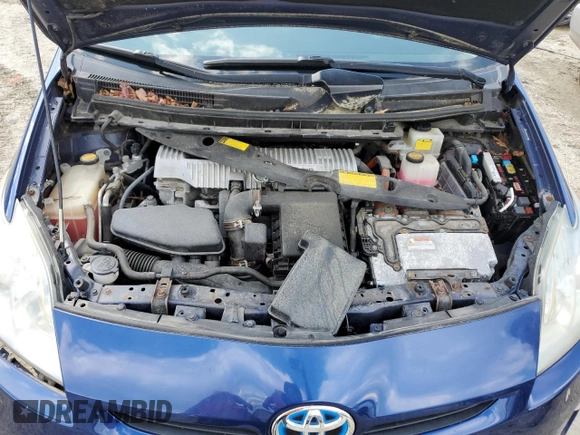 2010 Toyota Prius II z VIN JTDKN3DU3A0073387, wystawiony jako Copart lot #57289115 z przebiegiem 131 019 mil mil oraz Szkoda całkowita • Salvage title. Historia ofert i sprzedaży dostępna na DreamBid. Obrazek 11.