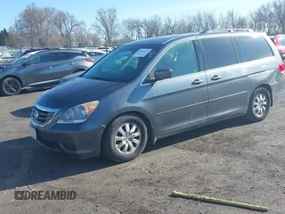 2010 Honda Odyssey EX-L with VIN 5FNRL3H68AB038541, listed as a IAAI auction lot 41813473 with 206,914 mi miles. Bid and sale history available at carsss.com. Image 2.