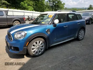 2017 MINI Countryman Cooper S with VIN WMZYT5C37H3B67384, listed as a Copart auction lot 66779114 with 0 mi miles and Salvage Title. Bid and sale history available at carsss.com. Image 1.
