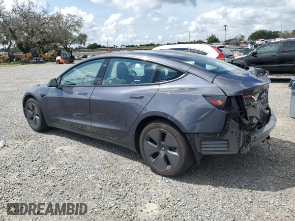 2023 Tesla Model 3 с VIN 5YJ3E1EA7PF672543, выставлен на аукционе Copart как лот 60965665 с пробегом 8 370 миль миль и Списание • Salvage title. История ставок и продаж доступна на DreamBid. Изображение 2.