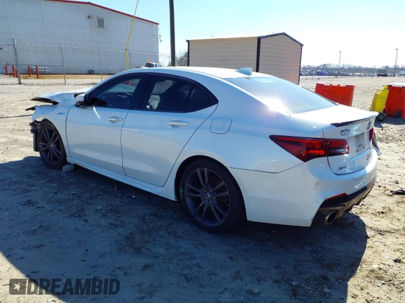 2019 Acura TLX w/A-Spec Pkg with VIN 19UUB1F67KA003246, listed as a IAAI auction lot 41741567 with 103,478 mi miles. Bid and sale history available at carsss.com. Image 3.