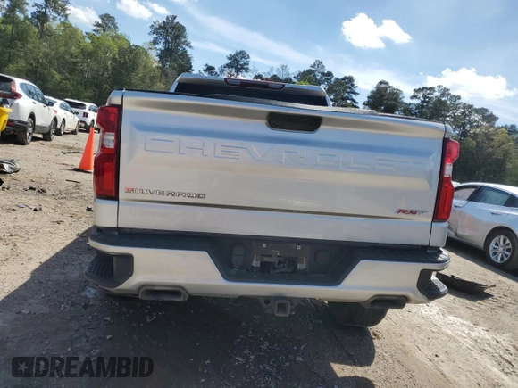 2021 Chevrolet Silverado 1500 RST with VIN 3GCUYEED1MG295632, listed as a Copart auction lot 50142115 with 119,856 mi miles and Salvage Title. Bid and sale history available at carsss.com. Image 6.