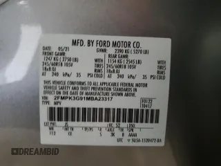 2021 Ford Edge SE с VIN 2FMPK3G91MBA23317, выставлен на аукционе Copart как лот 49802305 с пробегом 67 220 миль миль и Чистый • Clean title. История ставок и продаж доступна на DreamBid. Изображение 13.