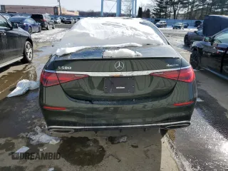 2023 Mercedes-Benz S-Class S 580 with VIN W1K6G7GB1PA236804, listed as a Copart auction lot 89270895 with 0 mi miles and Salvage Title. Bid and sale history available at carsss.com. Image 6.