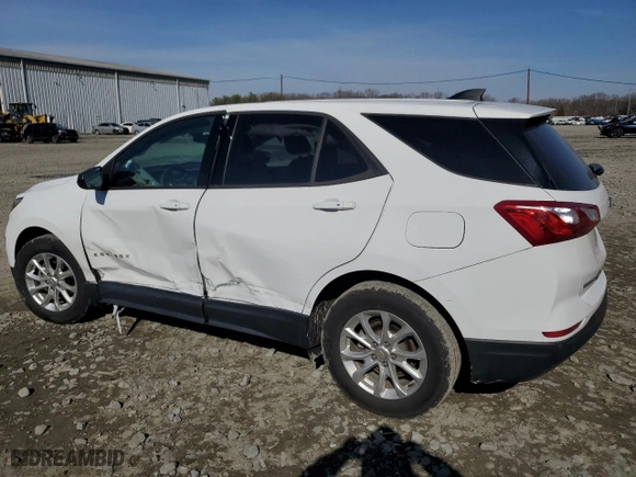 2019 Chevrolet Equinox LS with VIN 2GNAXHEV6K6152806, listed as a Copart auction lot 46616695 with 62,982 mi miles and Salvage Title. Bid and sale history available at carsss.com. Image 2.