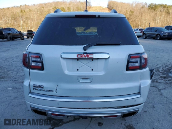 2016 GMC Acadia Denali with VIN 1GKKRTKD2GJ264684, listed as a Copart auction lot 82548924 with 109,365 mi miles and Salvage Title. Bid and sale history available at carsss.com. Image 6.