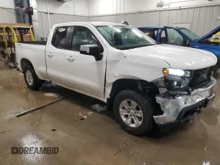 2020 Chevrolet Silverado 1500 LT with VIN 1GCRYDEDXLZ310143, listed as a Copart auction lot 86916724 with 44,228 mi miles and Salvage Title. Bid and sale history available at carsss.com. Image 4.