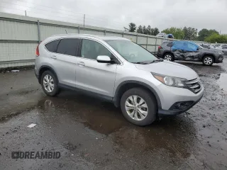 2013 Honda CR-V EX-L z VIN 2HKRM4H76DH634037, wystawiony jako Copart lot #57985265 z przebiegiem 80 399 mil mil oraz Szkody całkowita. Historia ofert i sprzedaży dostępna na DreamBid. Obrazek 4.