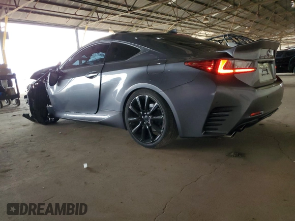 2015 Lexus RC 350 F Sport z VIN JTHHE5BC7F5005893, wystawiony jako Copart lot #53253015 z przebiegiem 107 217 mil mil oraz Szkody całkowita. Historia ofert i sprzedaży dostępna na DreamBid. Obrazek 2.