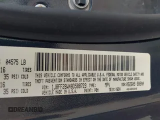 2008 Jeep Patriot Sport with VIN 1J8FF28W48D588723, listed as a IAAI auction lot 42394617 with 112,266 mi miles and . Bid and sale history available at DreamBid. Image 9.