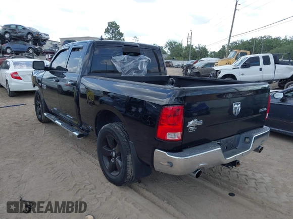 2014 Ram 1500 Big Horn with VIN 1C6RR7GT9ES157602, listed as a IAAI auction lot 42378674 with 91,188 mi miles and . Bid and sale history available at DreamBid. Image 3.