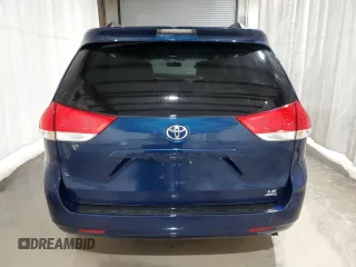 2012 Toyota Sienna LE with VIN 5TDJK3DC1CS040870, listed as a Copart auction lot 46342545 with 189,387 mi miles and Salvage Title. Bid and sale history available at carsss.com. Image 6.