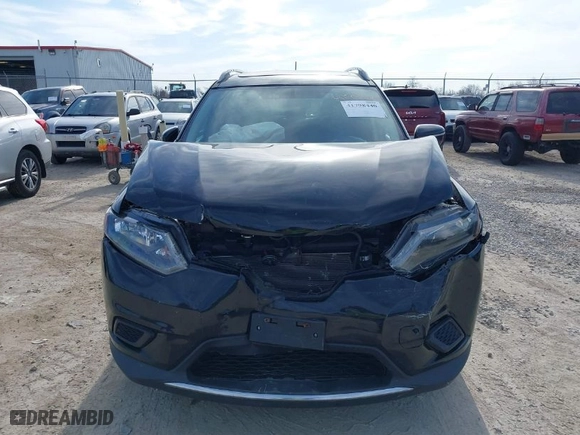2015 Nissan Rogue SL with VIN 5N1AT2MV8FC869591, listed as a IAAI auction lot 41798440 with 99569 miles. Bid and sale history available at carsss.com. Image 13.