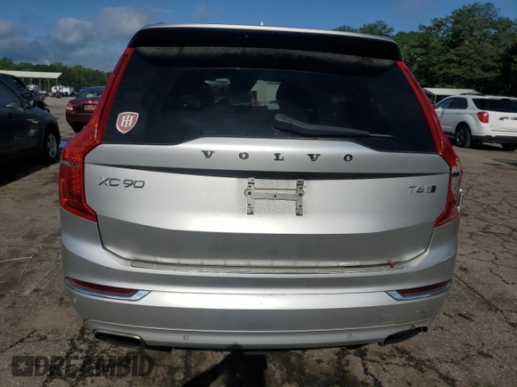 2018 Volvo XC90 Inscription with VIN YV4A22PL6J1219113, listed as a Copart auction lot 56428835 with 50,732 mi miles and Salvage title. Bid and sale history available at DreamBid. Image 6.